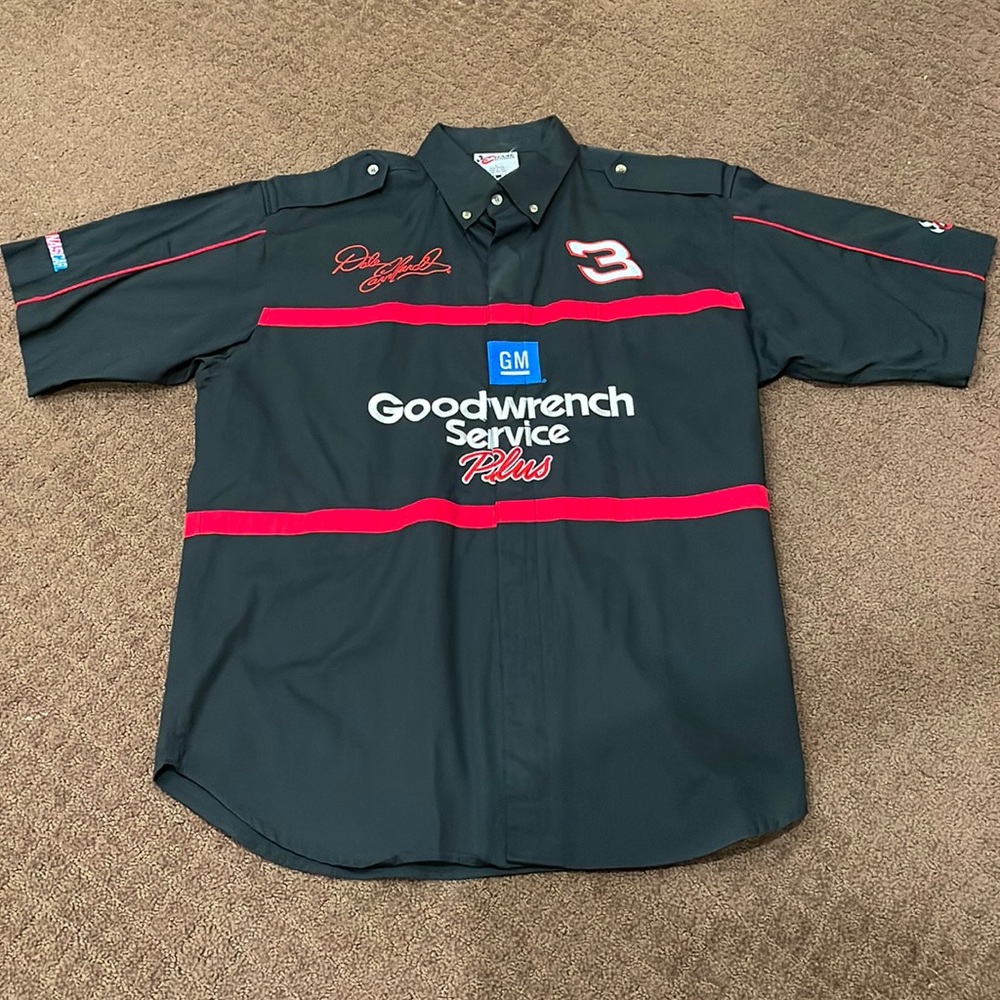Chase Authentics Dale Earnhardt Crew Shirt Size Large